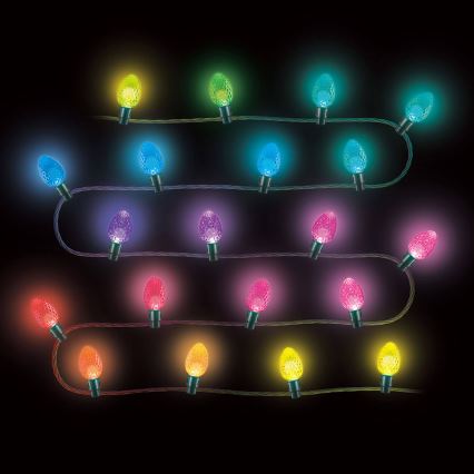Twinkly - LED RGB dimmbare Außen-Weihnachtslichterkette FACETED 40xLED 14,5 m IP44 Wi-Fi