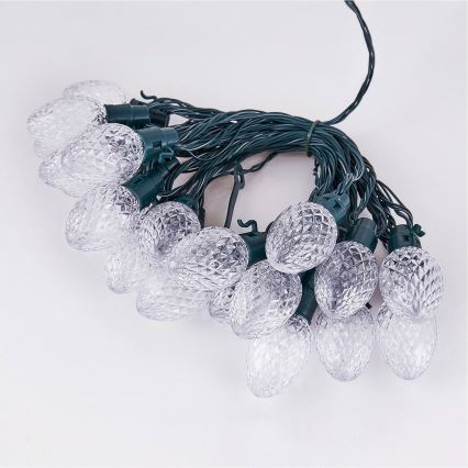 Twinkly - LED RGB dimmbare Außen-Weihnachtslichterkette FACETED 40xLED 14,5 m IP44 Wi-Fi