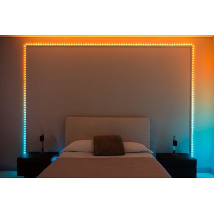 Twinkly - Dimmbarer LED-RGB-Streifen für den Außenbereich DOTS 200xLED 10 m IP44 WiFi