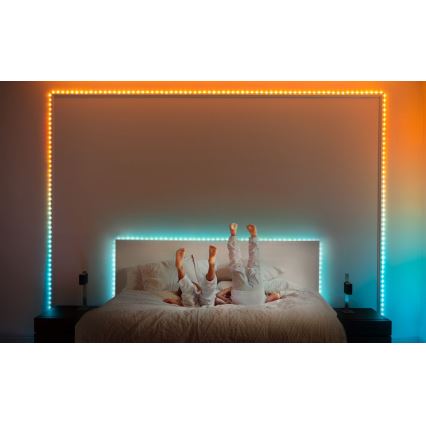 Twinkly - Dimmbarer LED-RGB-Streifen für den Außenbereich DOTS 200xLED 10 m IP44 Wi-Fi