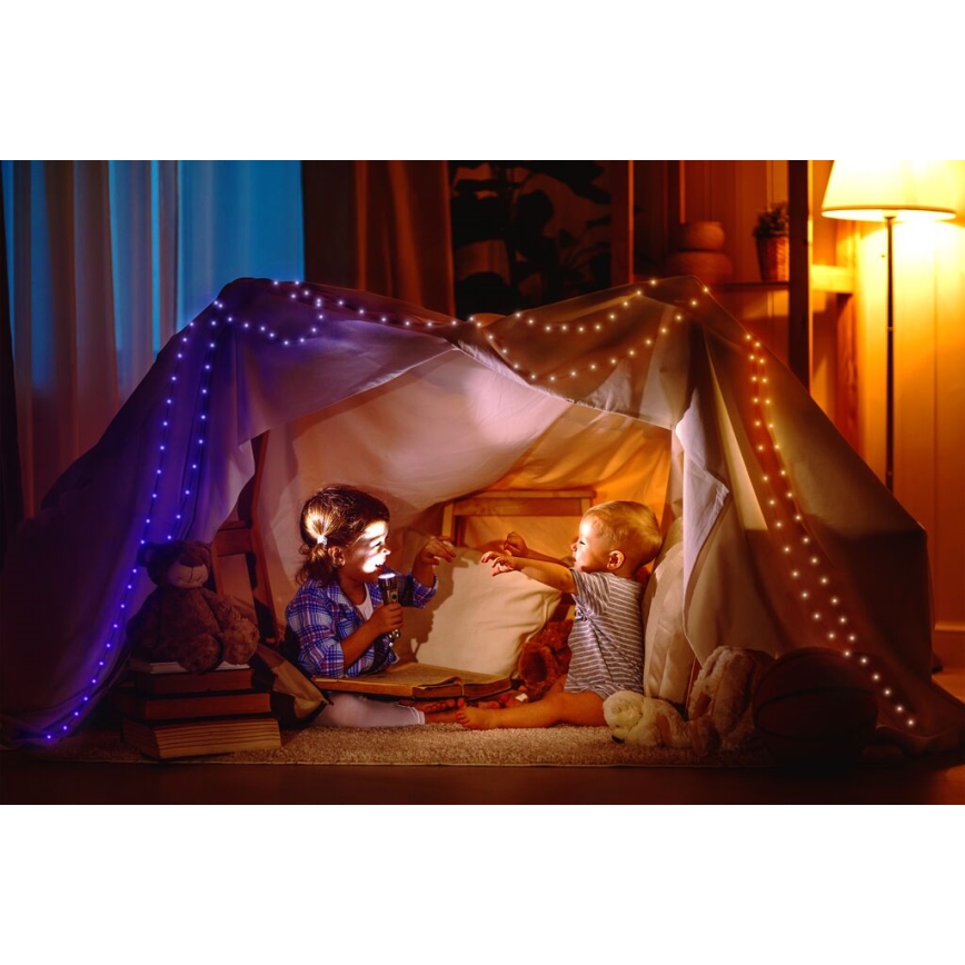 Twinkly - LED RGB Außen-Dimmstreifen DOTS 400xLED 20 m IP44 Wi-Fi