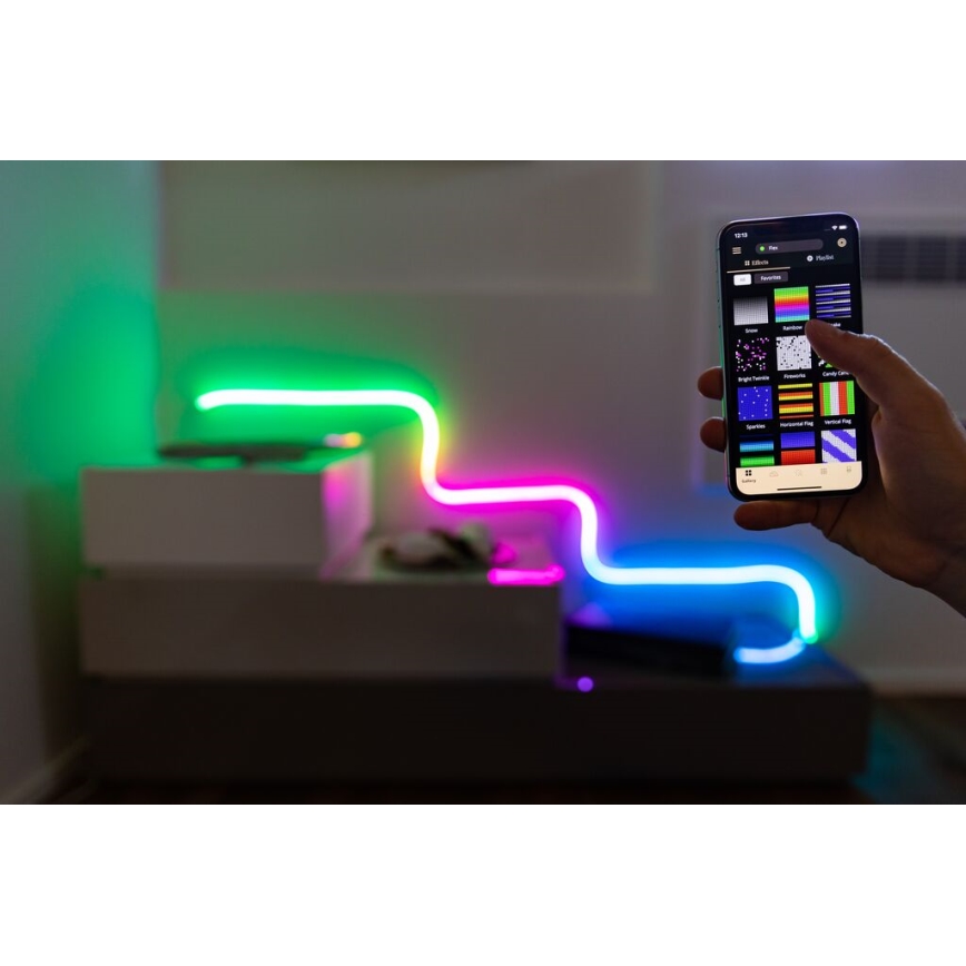 Twinkly - LED RGB dimmbares FLEX-Lichtband, 300 LEDs, 3 m, Wi-Fi