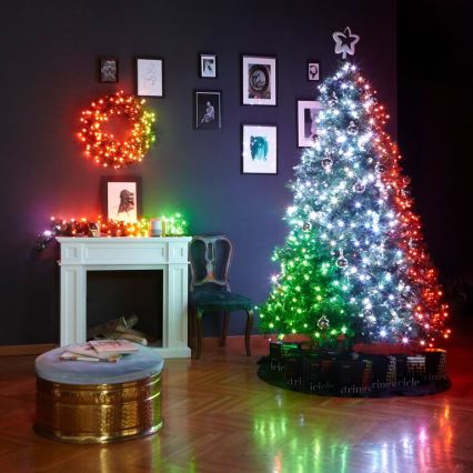 Twinkly - Dimmbare LED-RGBW-Weihnachtsdekoration PRE-LIT GARLAND 50xLED 3,15 m Wi-Fi