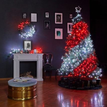 Twinkly - Dimmbare LED-RGBW-Weihnachtsdekoration PRE-LIT GARLAND 50xLED 3,15 m Wi-Fi