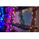 Twinkly - Dimmbarer LED-RGB-Weihnachtslichtervorhang für den Außenbereich ICICLE 190xLED 11,5m IP44 Wi-Fi