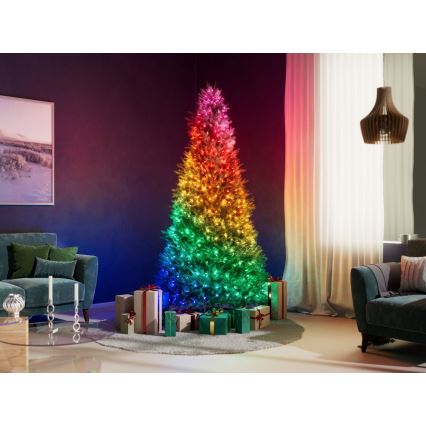 Twinkly - Dimmbare LED-RGB-Weihnachtskette 100xLED 8 m USB Wi-Fi