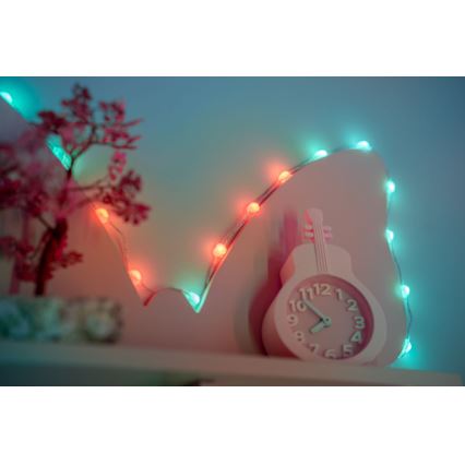 Twinkly - LED RGB dimmbare Lichterkette CANDIES 200xLED 14 m USB Wi-Fi