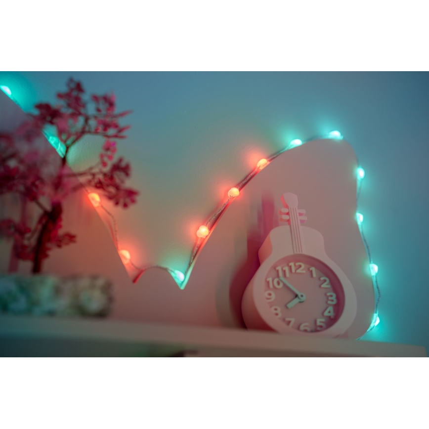 Twinkly - LED RGB dimmbare Lichterkette CANDIES 200xLED 14 m USB Wi-Fi