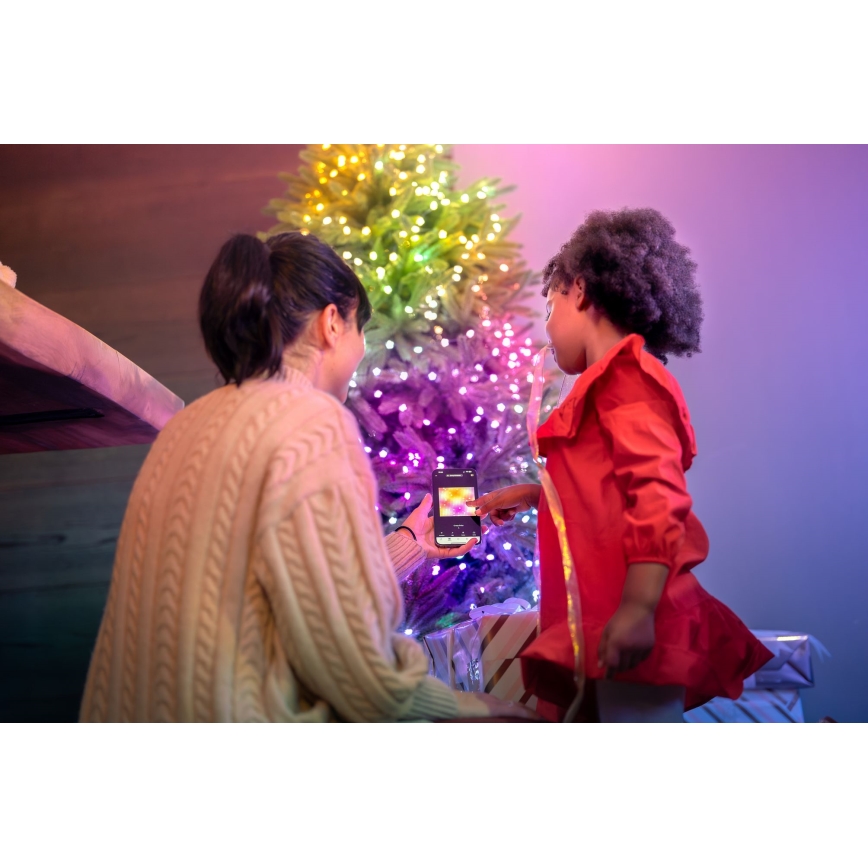 Twinkly - dimmbare LED-RGB-Lichterkette CANDIES, 100 LEDs, 8 m, USB, Wi-Fi