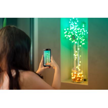 Twinkly - dimmbare RGB-LED-Lichterkette CANDIES, 200 LEDs, 14 m, USB, Wi-Fi