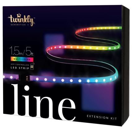 Twinkly - Dimmbarer LED-RGB-Verlängerungsstreifen LINE 100xLED 1,5 m Wi-Fi