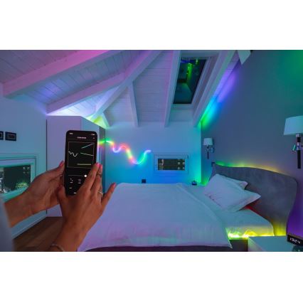 Twinkly - Dimmbarer LED-RGB-Streifen LINE 100xLED 1,5 m Wi-Fi