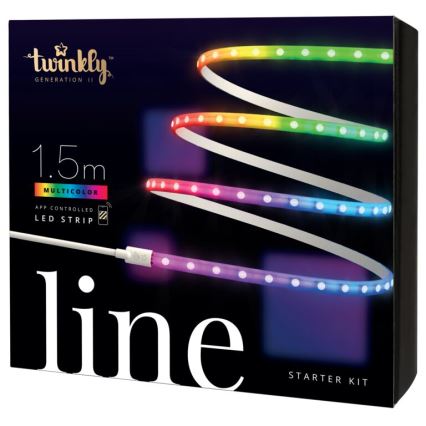 Twinkly - Dimmbarer LED-RGB-Streifen LINE 100xLED 1,5 m Wi-Fi