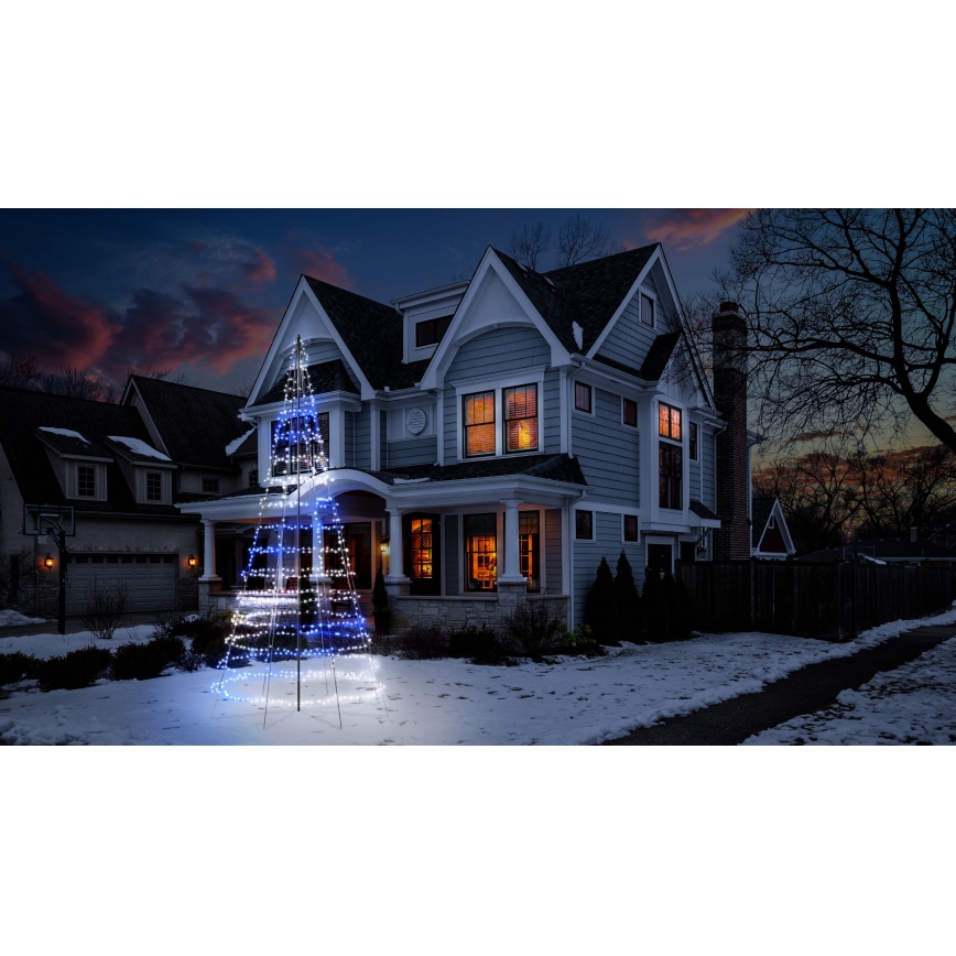 Twinkly - LED RGBW Dimmbare Außen-Weihnachtsbaum LIGHT TREE 1000xLED 6 m IP44 Wi-Fi