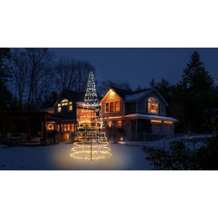 Twinkly - LED RGBW Dimmbare Außen-Weihnachtsbaum LIGHT TREE 1000xLED 6 m IP44 Wi-Fi
