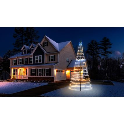 Twinkly - LED RGBW Dimmbare Außen-Weihnachtsbaum LIGHT TREE 1000xLED 6 m IP44 Wi-Fi