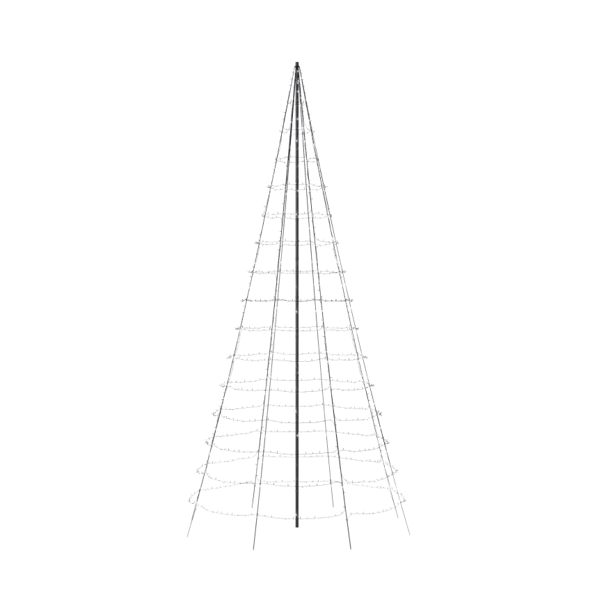 Twinkly - LED RGBW Dimmbare Außen-Weihnachtsbaum LIGHT TREE 1000xLED 6 m IP44 Wi-Fi