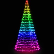 Twinkly TWP300SPP-BEU - LED-RGB-Weihnachtsbaum für draußen 300xLED/36W/230V 2m IP44 WLAN
