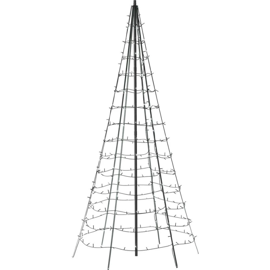 Twinkly - LED RGBW dimmbarer Außen-Weihnachtsbaum LIGHT TREE 300xLED 2m IP44 Wi-Fi