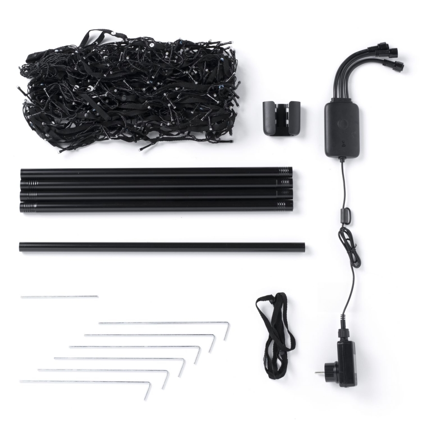 Twinkly - LED RGBW dimmbarer Außen-Weihnachtsbaum LIGHT TREE 300xLED 2m IP44 Wi-Fi