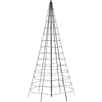 Twinkly - Dimmbarer LED-RGBW-Weihnachtsbaum für den Außenbereich LIGHT TREE 300xLED 2m IP44 Wi-Fi