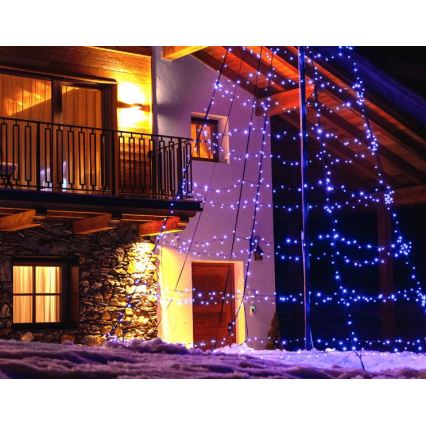 Twinkly - Dimmbarer LED-RGBW-Weihnachtsbaum für den Außenbereich LIGHT TREE 450xLED 3m IP44 Wi-Fi