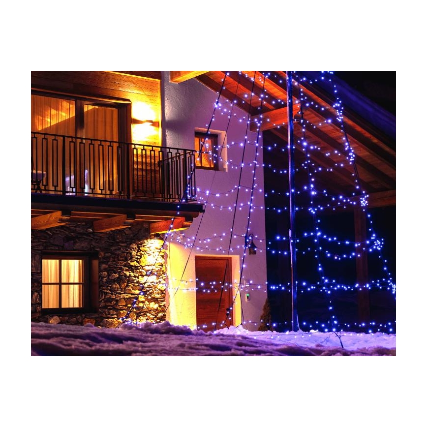 Twinkly - Dimmbarer LED-RGBW-Weihnachtsbaum für den Außenbereich LIGHT TREE 750xLED 4m IP44 Wi-Fi