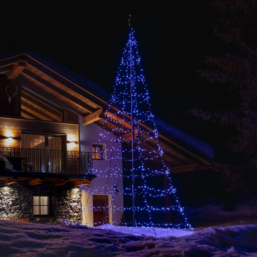 Twinkly - Dimmbarer LED-RGBW-Weihnachtsbaum für den Außenbereich LIGHT TREE 750xLED 4m IP44 Wi-Fi