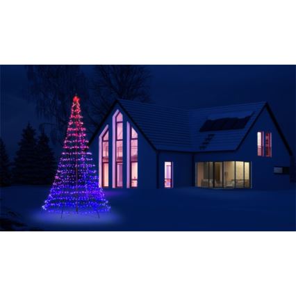 Twinkly - Dimmbarer LED-RGBW-Weihnachtsbaum für den Außenbereich LIGHT TREE 750xLED 4m IP44 Wi-Fi