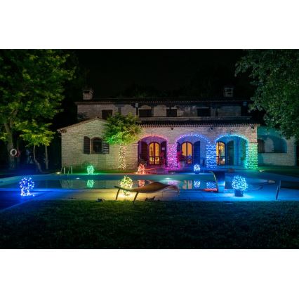 Twinkly - Dimmbare LED-RGB-Weihnachtslicherkette für den Außenbereich STRINGS 250xLED 23,5m IP44 Wi-Fi