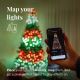 Twinkly - Dimmbare LED-RGB-Weihnachtslichterkette für den Außenbereich STRINGS 250xLED 23,5m IP44 Wi-Fi