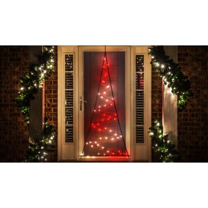 Twinkly - LED RGBW dimmbarer Außen-Weihnachtsbaum LIGHT TREE 70xLED IP44 Wi-Fi