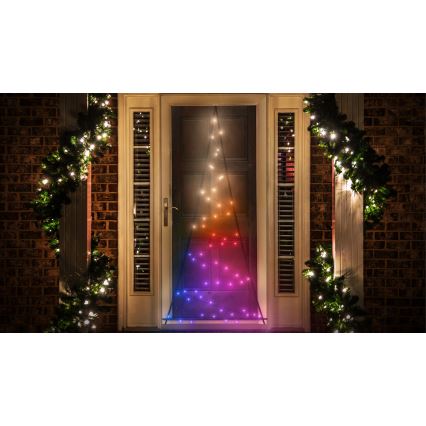 Twinkly - Dimmbarer LED-RGBW-Weihnachtsbaum für den Außenbereich LIGHT TREE 70xLED IP44 Wi-Fi