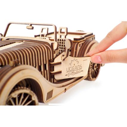 Ugears - Mechanisches 3D-Holzpuzzle Auto Roadster