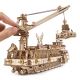 Ugears - Mechanisches 3D-Holzpuzzle Forschungsschiff