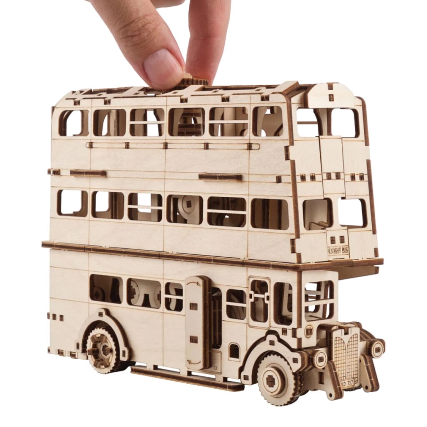 Ugears - Mechanisches 3D-Holzpuzzle Harry Potter Fahrender Ritter