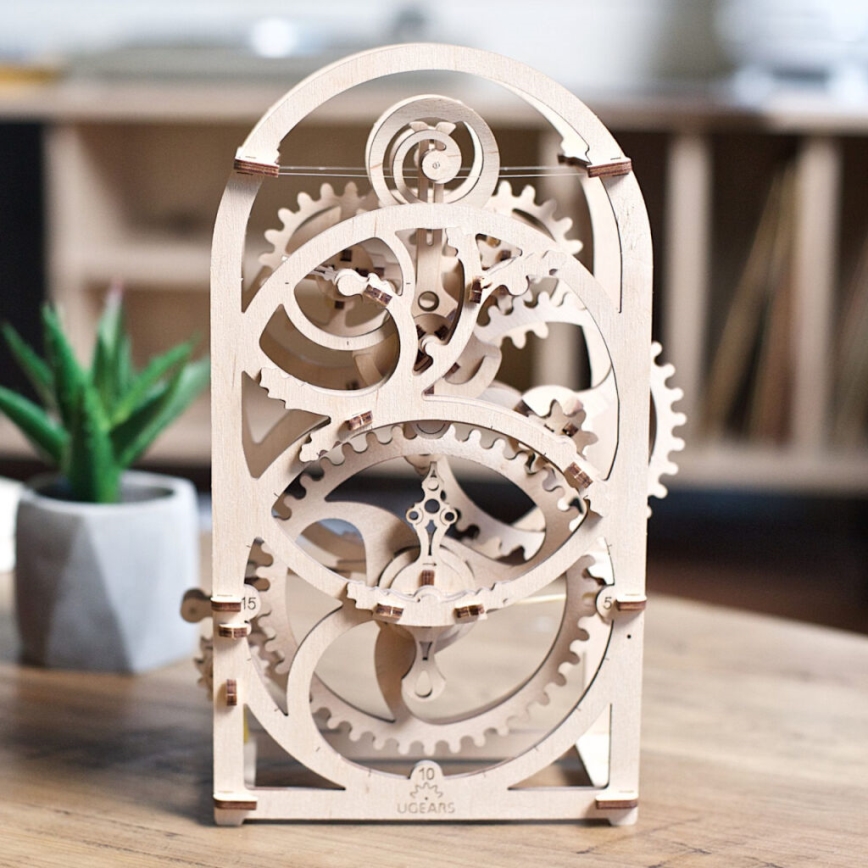 Ugears - Mechanisches 3D-Holzpuzzle Uhrwerk