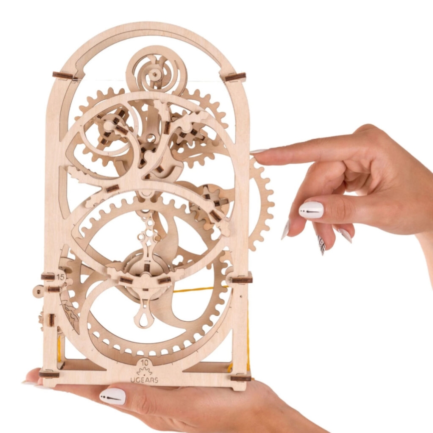 Ugears - Mechanisches 3D-Holzpuzzle Uhrwerk