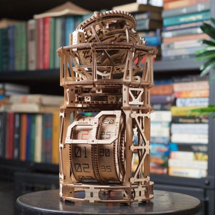 Ugears - Mechanisches 3D-Holzpuzzle Uhrwerk mit Tourbillon