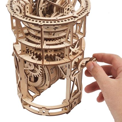 Ugears - Mechanisches 3D-Holzpuzzle Uhrwerk mit Tourbillon