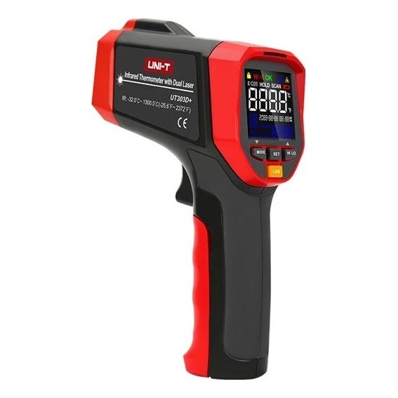 Uni-T UT303D+ - Kontaktloses Infrarot-Thermometer 1x9V 6LR61 1300°C