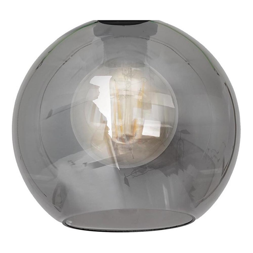 Universal-Ersatzglas SOFIA E27 d 20 cm rauchig schwarz