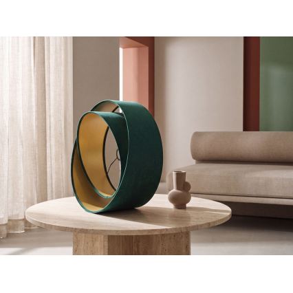 Universeller GALAXY Lampenschirm E27 Ø 45 cm grün/gold