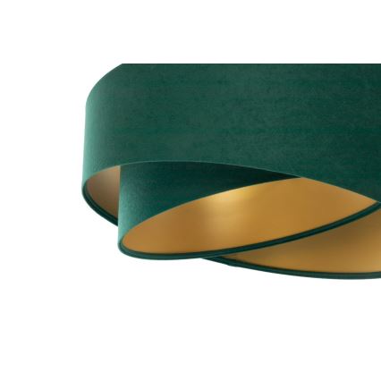 Universeller GALAXY Lampenschirm E27 Ø 45 cm grün/gold