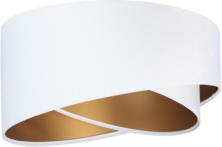 Universal-Galaxyschirm E27 Ø 45 cm Weiß/Gold