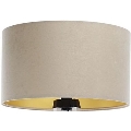Universal Lampenschirm STANDARD E27 Ø 45 cm Beige/Gold