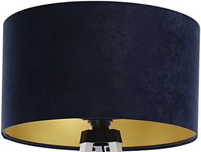 Universal-Lampenschirm STANDART E27 d 45 cm blau/golden