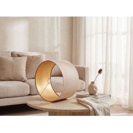 Universal Lampenschirm STANDARD E27 Ø 45 cm Beige/Gold