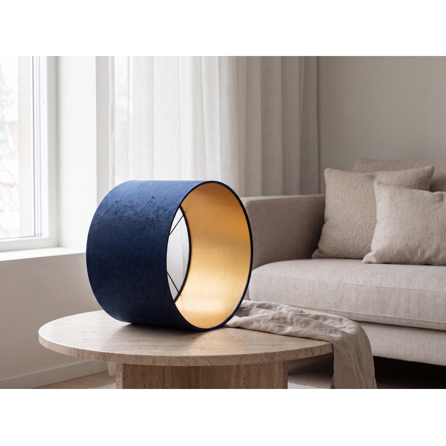 Universal Lampenschirm STANDARD E27 Ø 45 cm Blau/Gold