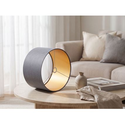 Universeller Lampenschirm STANDARD E27 Ø 45 cm Grau/Gold